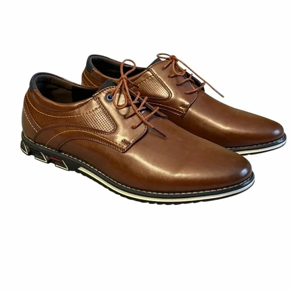 Gatsby Oxford Lisse All-Day Comfort Dress Shoe Brown Size 11 #2000 - Picture 6 of 10